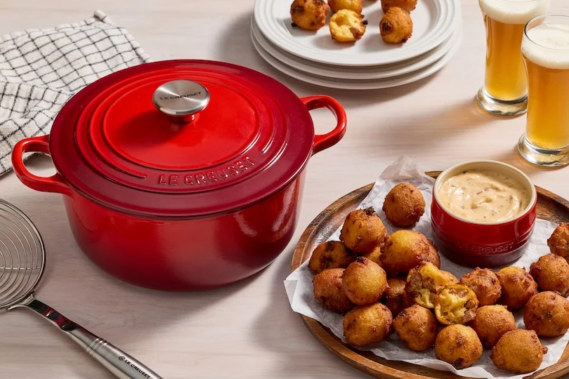 Andouille Stuffed Hush Puppies